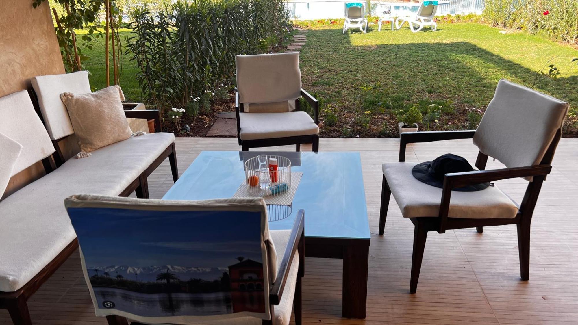 Mini-Villa Situee Dans Une Residence Prestigia A Marrakech, Avec Une Vue Sur La Piscine Et Le Golf Une Securite 24H Sur 24 Et Une Proximite Ideale De L Aeroport 5 Minutes C Est Une Offre Parfaite Pour Des Vacances Marrakesch Exterior foto
